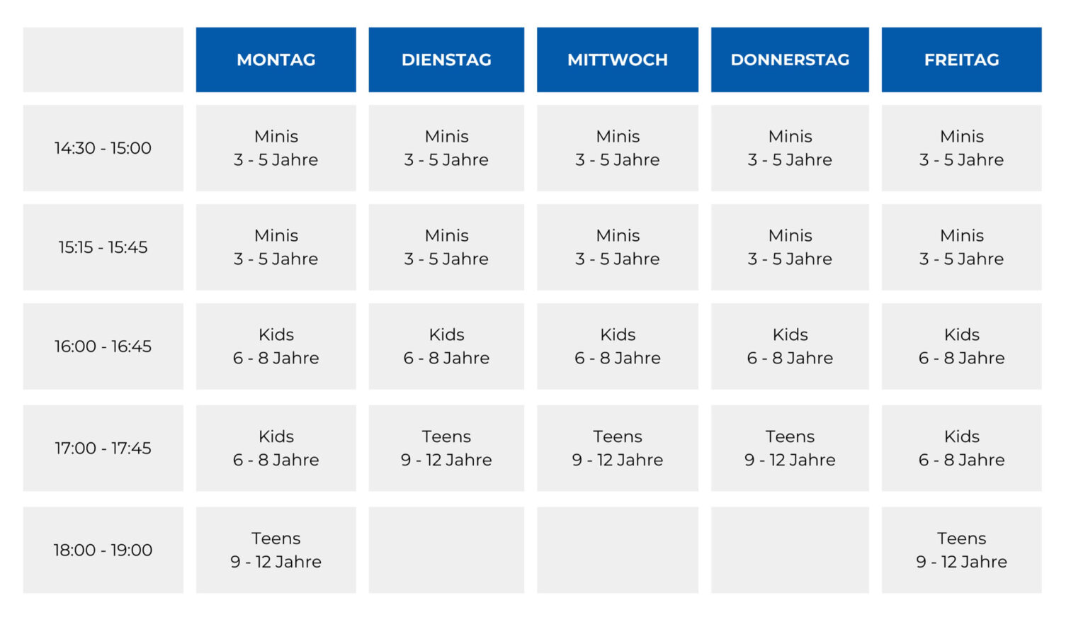 Stundenplan Halle 2 JH